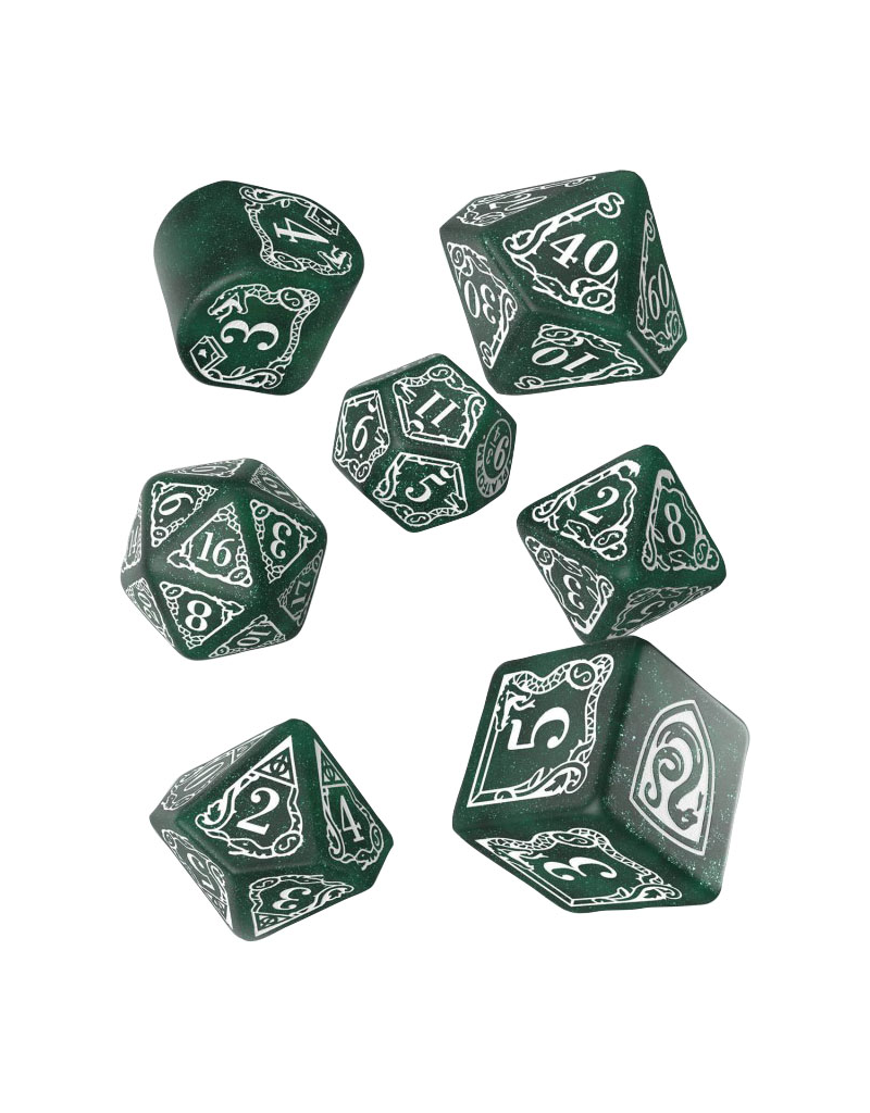 Q Workshop Harry Potter Dice: Slytherin Green - Game Night Games