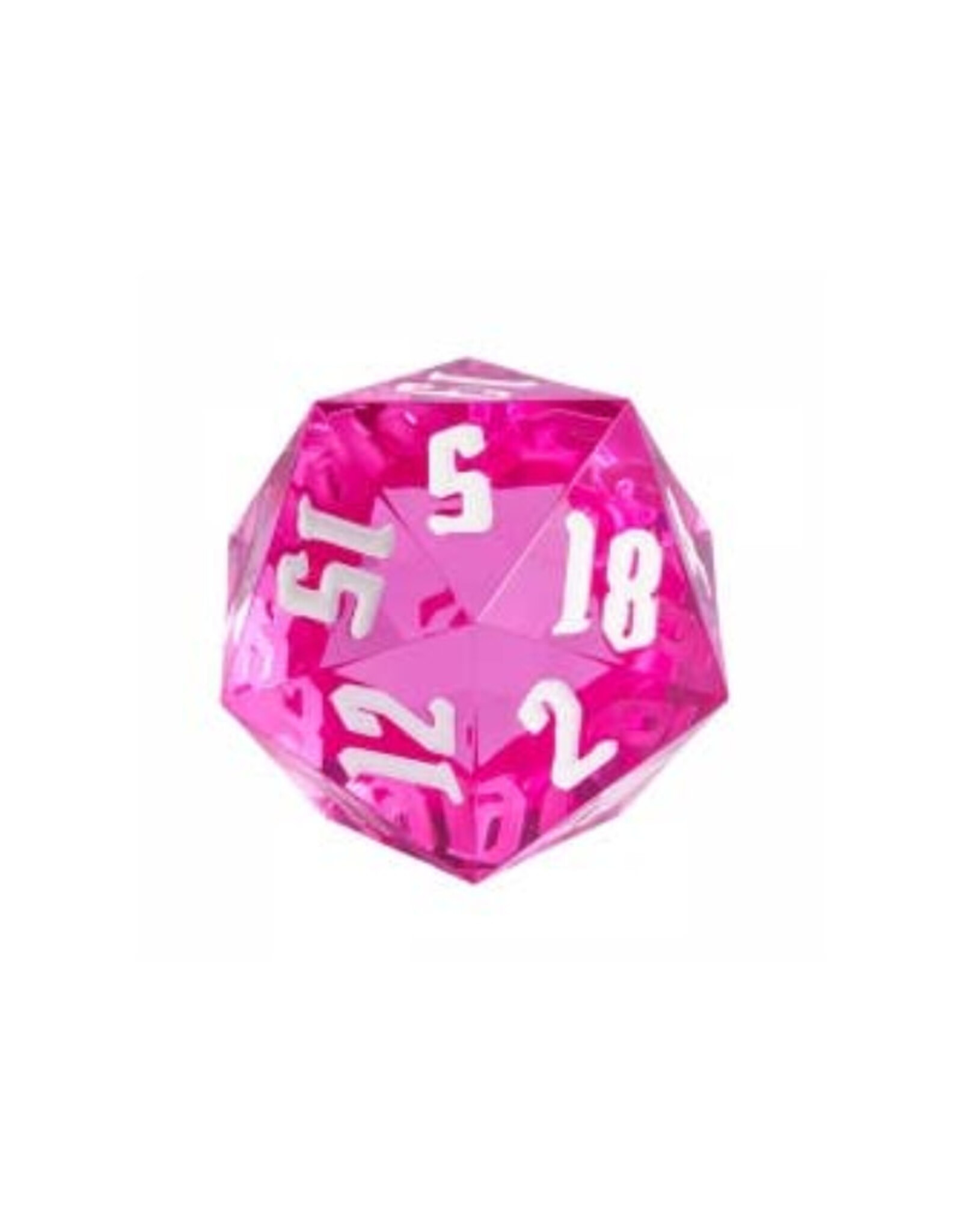 Faire Huge 55mm D20 Pink/white