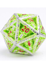 Hymgho Premium Dice Hymgho Tin Polyhedral Dice (7) Glow in the Dark Green