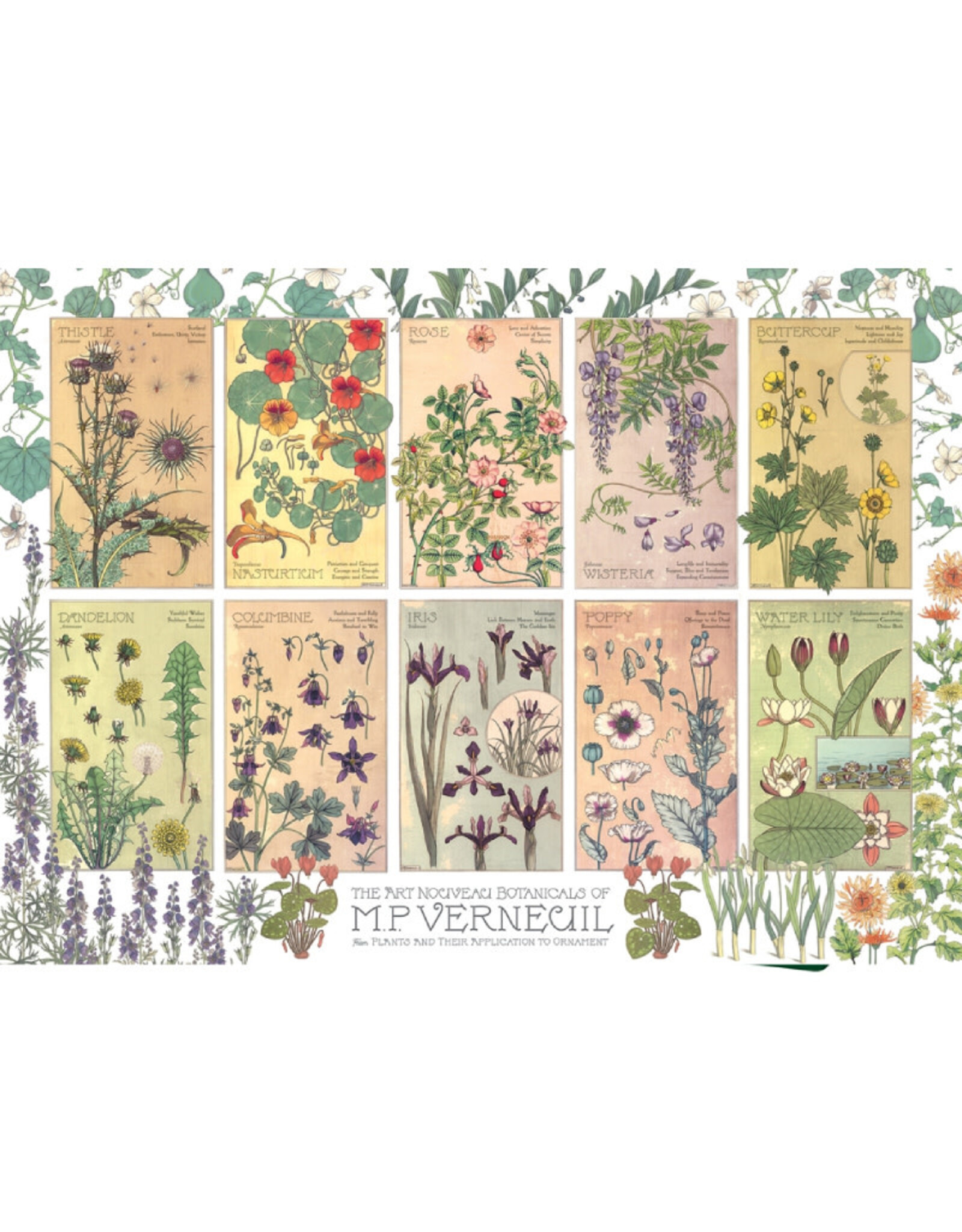 Cobble Hill Botanicals By Verneuil Puzzle (1000 PCS)