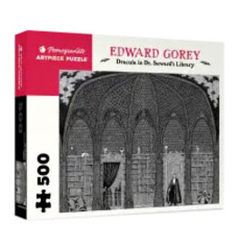 Pomegranate Dracula in Dr. Seward's Library Puzzle -  Gorey (500 PCS)