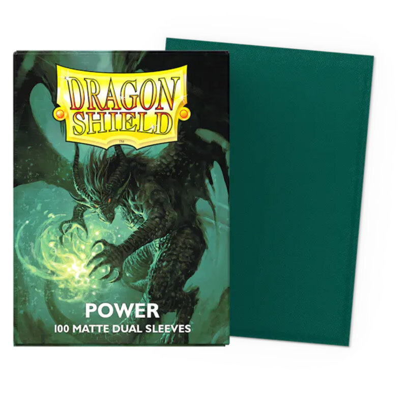 Arcane Tinmen Sleeves: Dragon Shield Matte Dual (100) Power