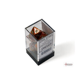 Chessex Chessex RPG Dice (7) Glitter Gold/Silver