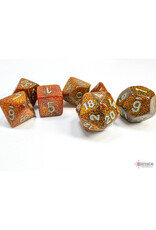 Chessex Chessex RPG Dice (7) Glitter Gold/Silver