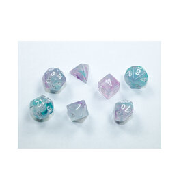 Chessex Mini Chessex RPG Dice (7) Wisteria with White