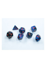 Chessex Mini Chessex RPG Dice (7) Starlight with Red