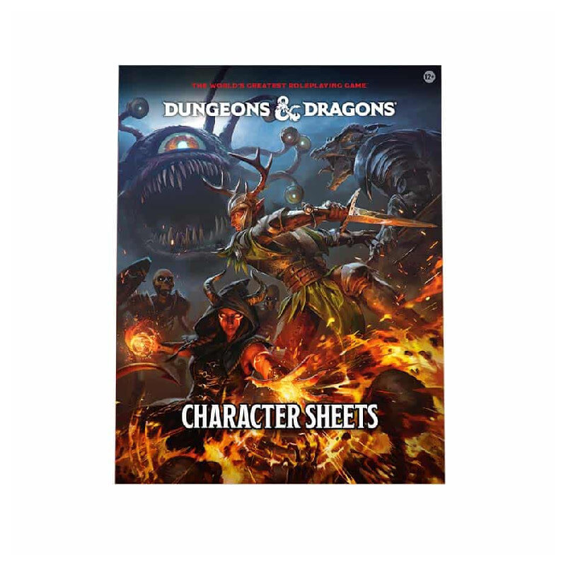 Wizards of the Coast D&D RPG: Character Sheets