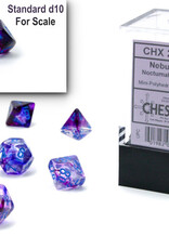 Chessex Mini RPG Dice (7) Nocturnal Blue
