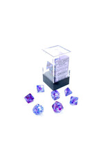 Chessex Mini RPG Dice (7) Nocturnal Blue