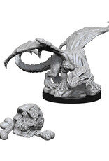Wizkids D&D Unpainted Minis: Black Dragon Wyrmling
