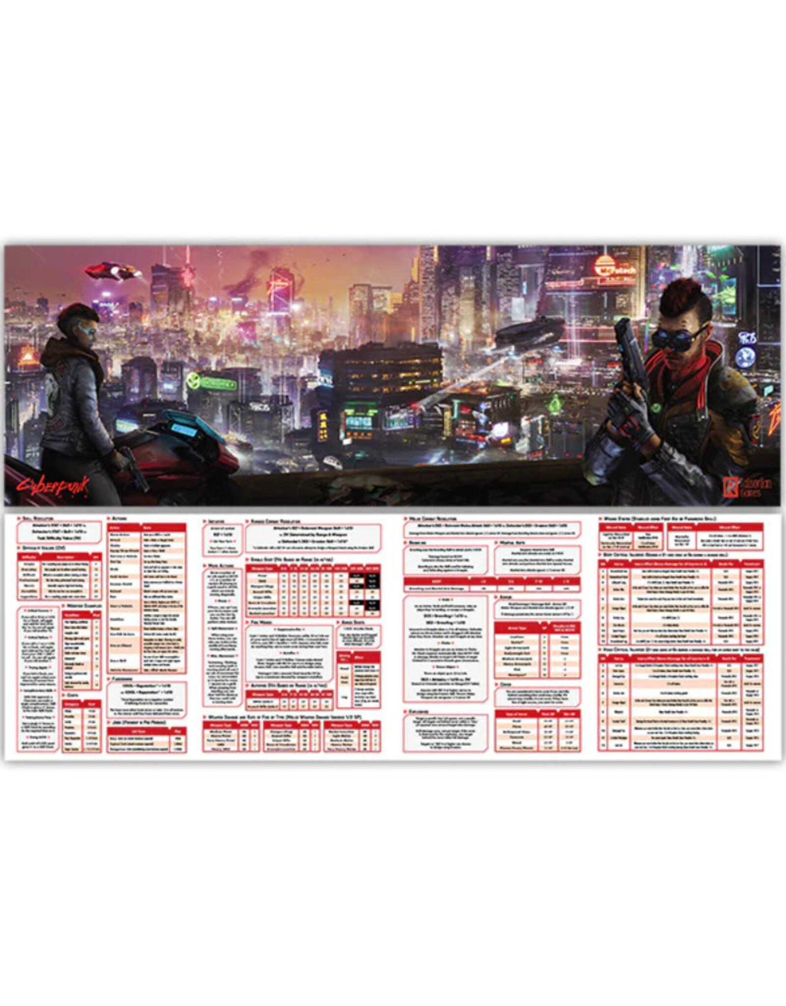 R. Talsorian Games Cyberpunk Red: Gamemaster Screen