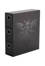 Arcane Tinmen Deck Box: Dragon Shield Fortress Card Drawers Black