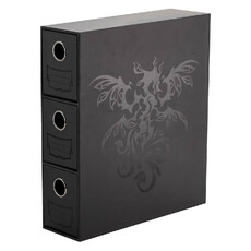 Arcane Tinmen Deck Box: Dragon Shield Fortress Card Drawers Black