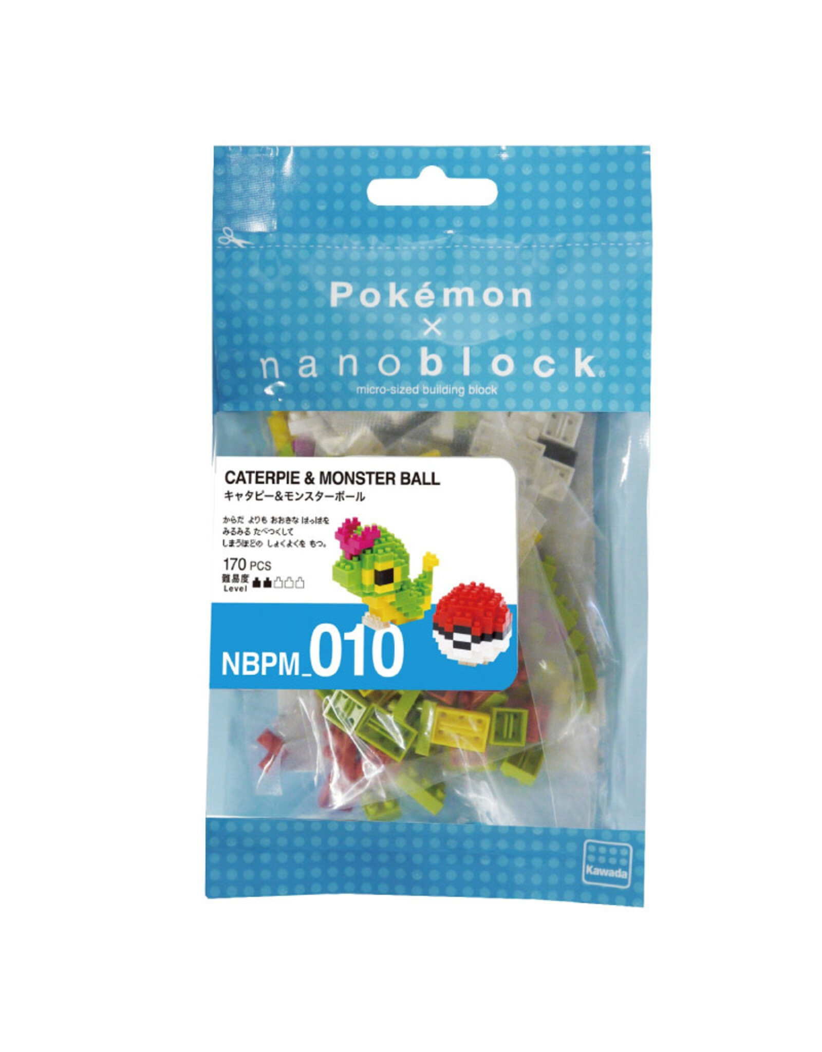 Misc Nanoblock Pokemon Series: Caterpie and Pokeball