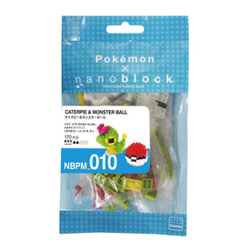 Misc Nanoblock Pokemon Series: Caterpie and Pokeball
