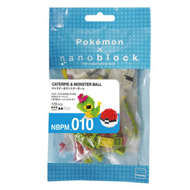 Misc Nanoblock Pokemon Series: Caterpie and Pokeball