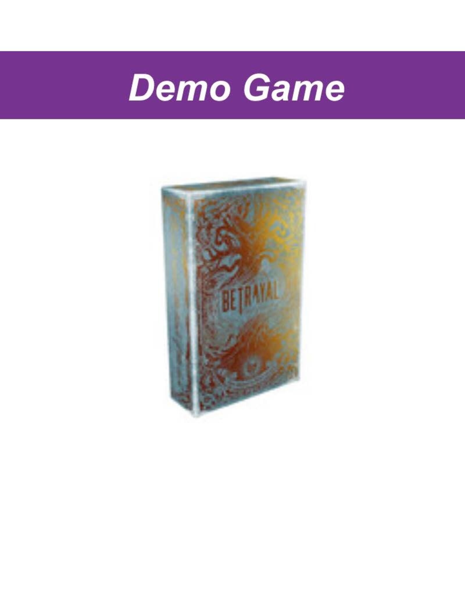 Hasbro (DEMO) Betrayal Deck of Lost Souls.  Free to Play In Store!