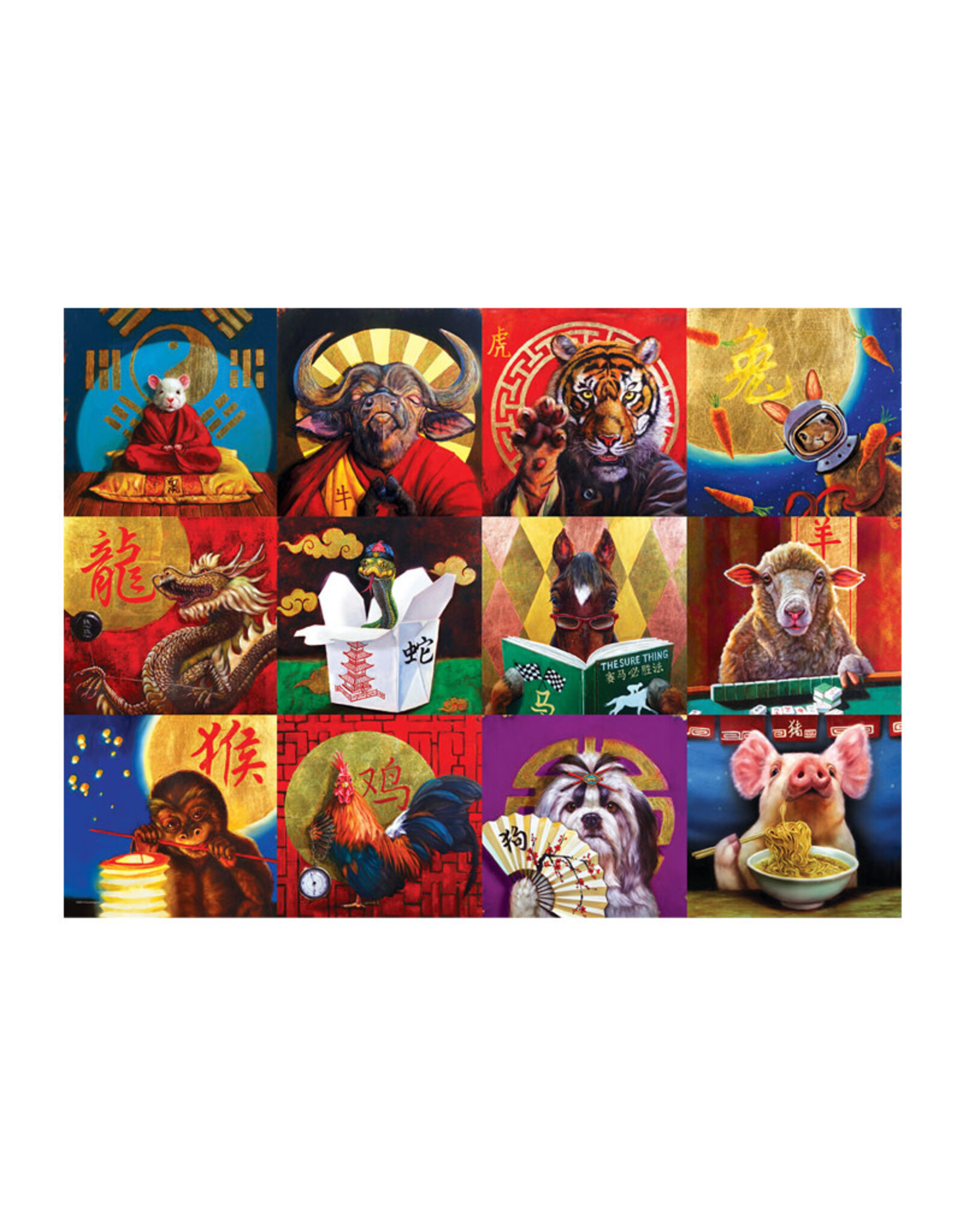 Eurographics Chinese Calendar Puzzle (1000 PCS)