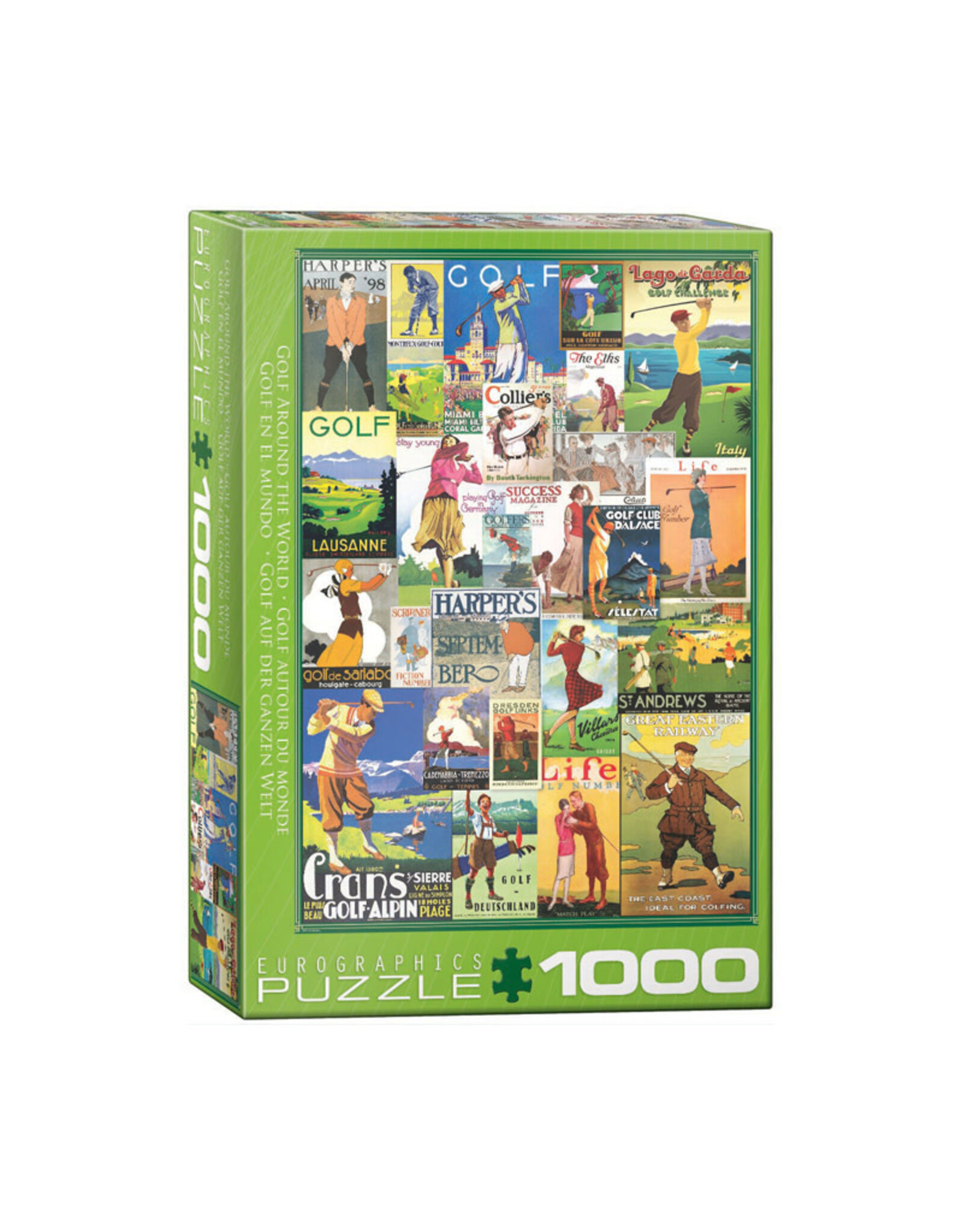 Eurographics Golf Around the World Puzzle  (1000 PCS)