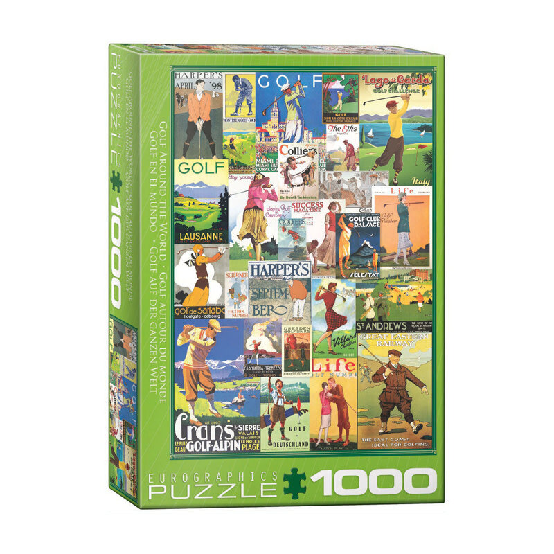 Eurographics Golf Around the World Puzzle  (1000 PCS)
