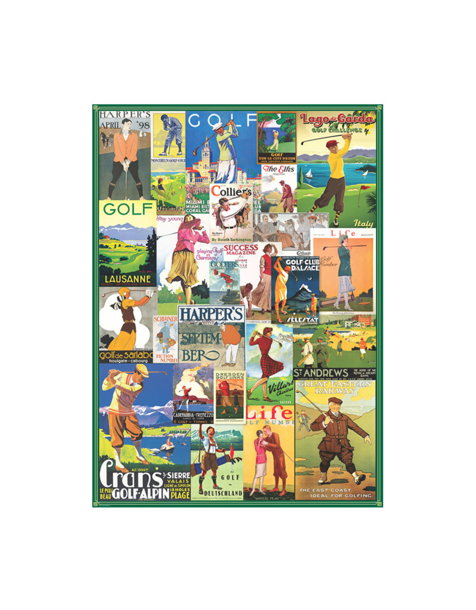 Eurographics Golf Around the World Puzzle  (1000 PCS)