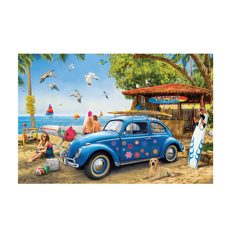 Eurographics VW Beetle Surf Shack Puzzle (1000 PCS)