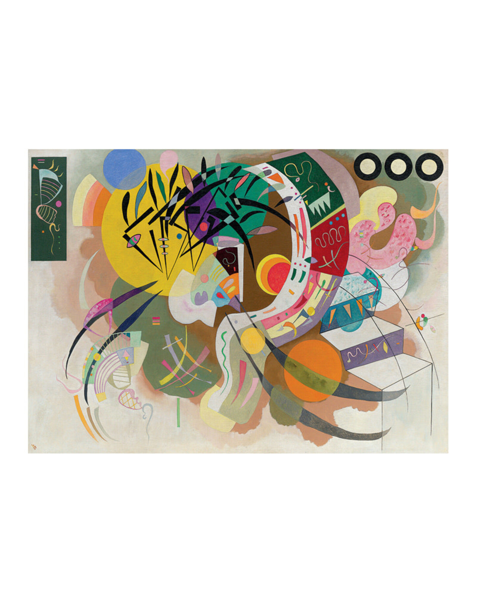 Eurographics Dominant Curve Puzzle by Kandinsky (1000 PCS)