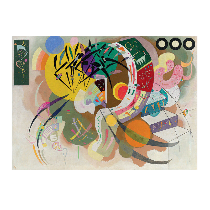 Eurographics Dominant Curve Puzzle by Kandinsky (1000 PCS)