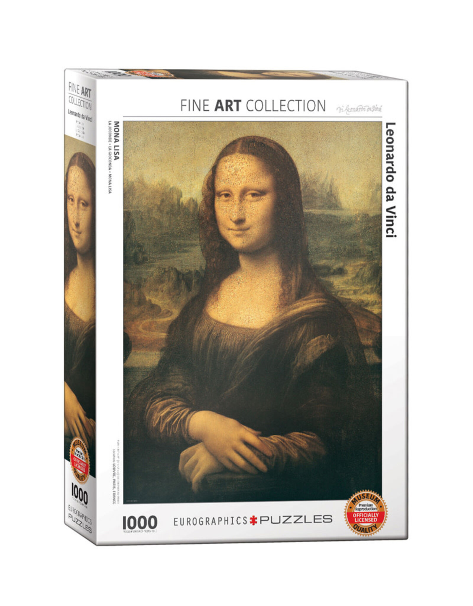 Eurographics Mona Lisa by Leonardo da Vinci Puzzle (1000 PCS)