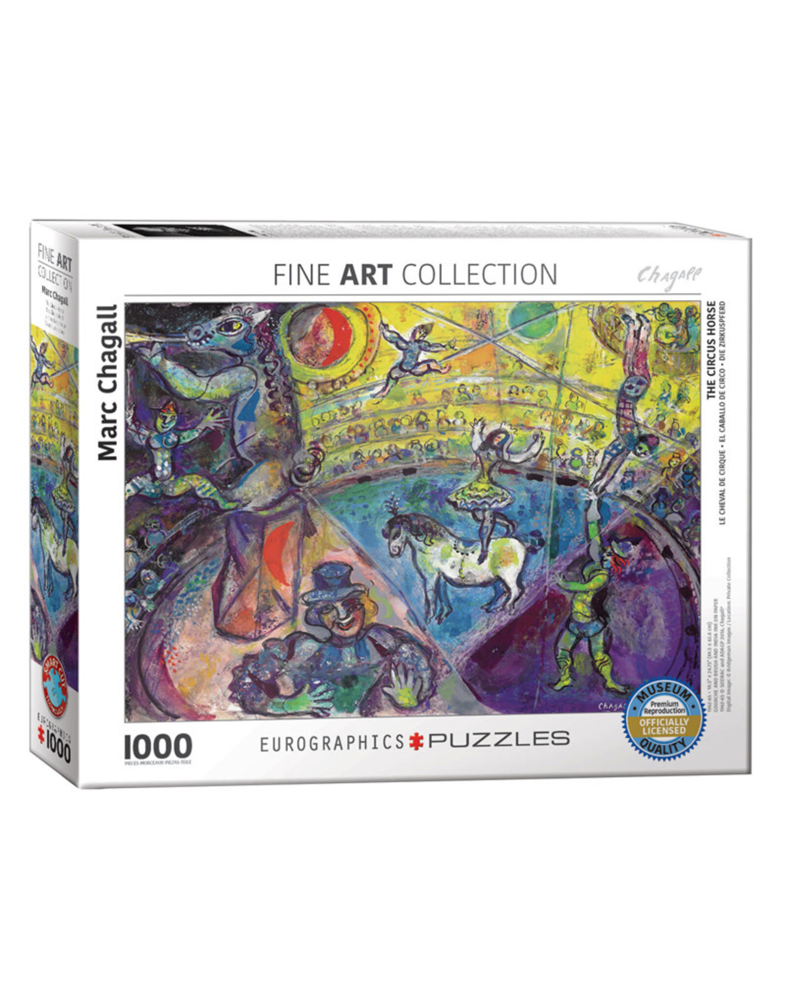 Eurographics B&N Chagall-Le Chavel Cirque Puzzle (1000 PCS)