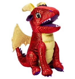 FanRoll Dice Bag: Dragon Plush Red
