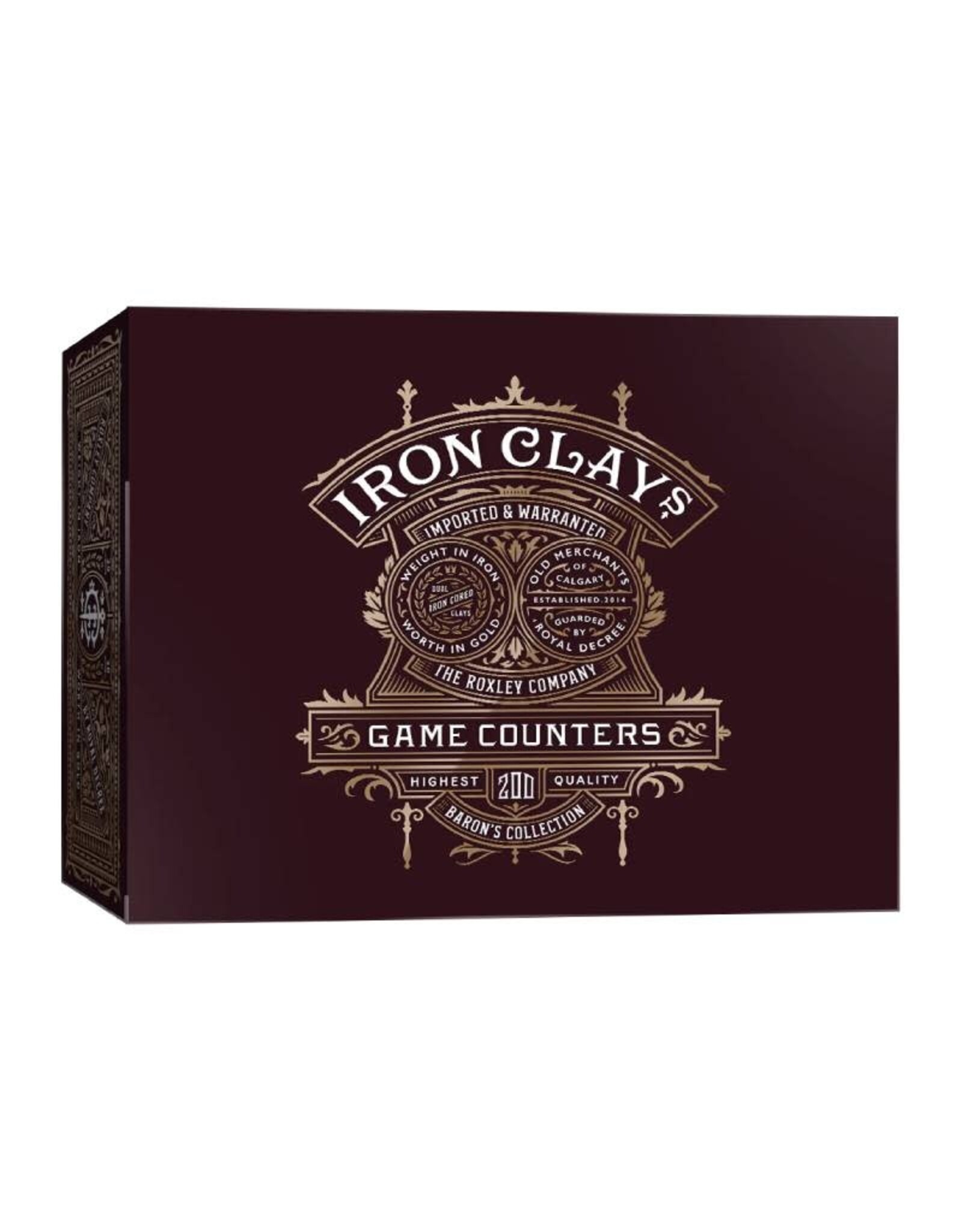 Roxley Games Iron Clays: Board Game Coins (200)