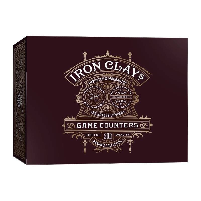 Roxley Games Iron Clays: Board Game Coins (200)