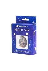 Misc D20 Necklace Night Sky