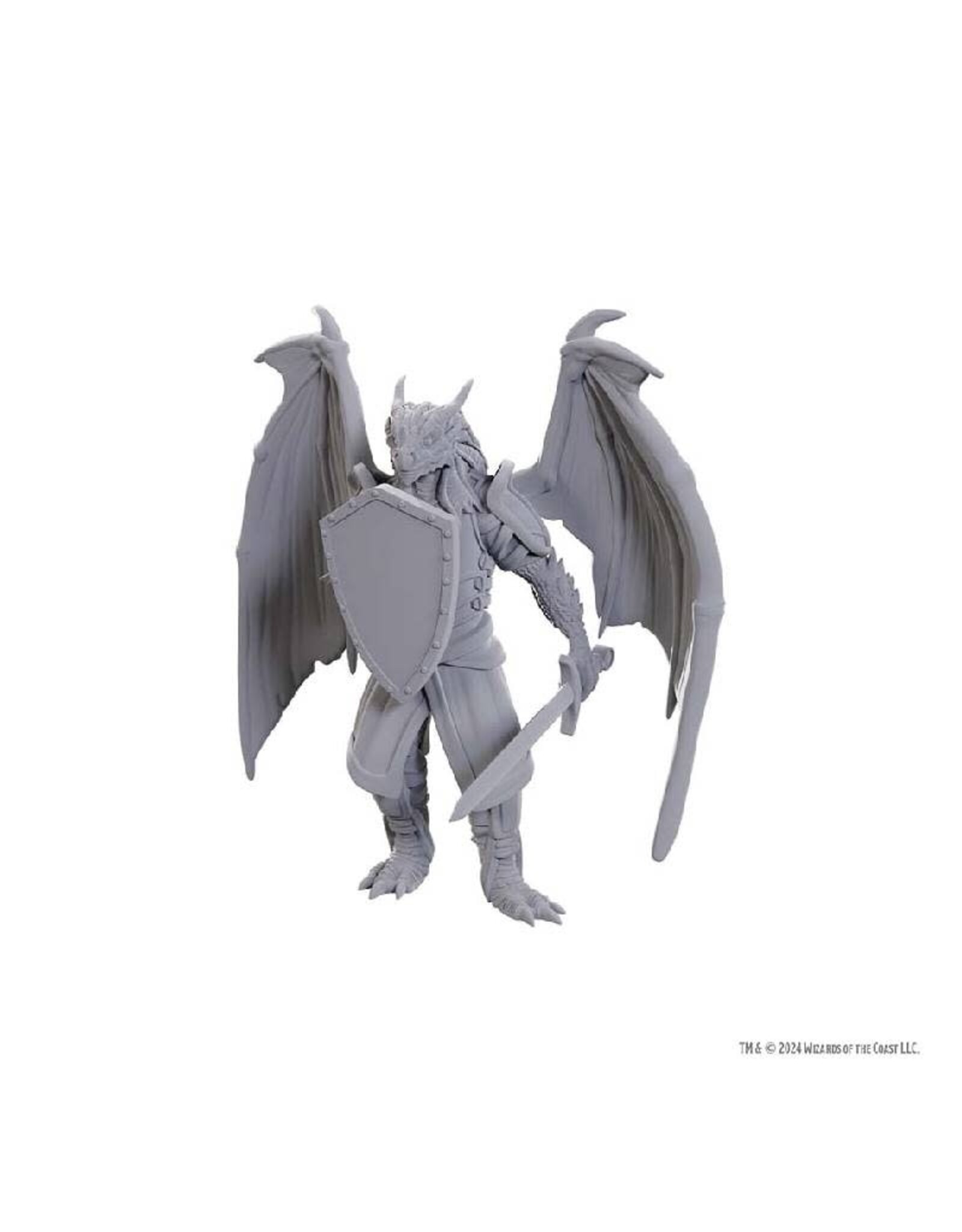 Wizkids D&D Unpainted Minis: Dragonborn of Bahamut
