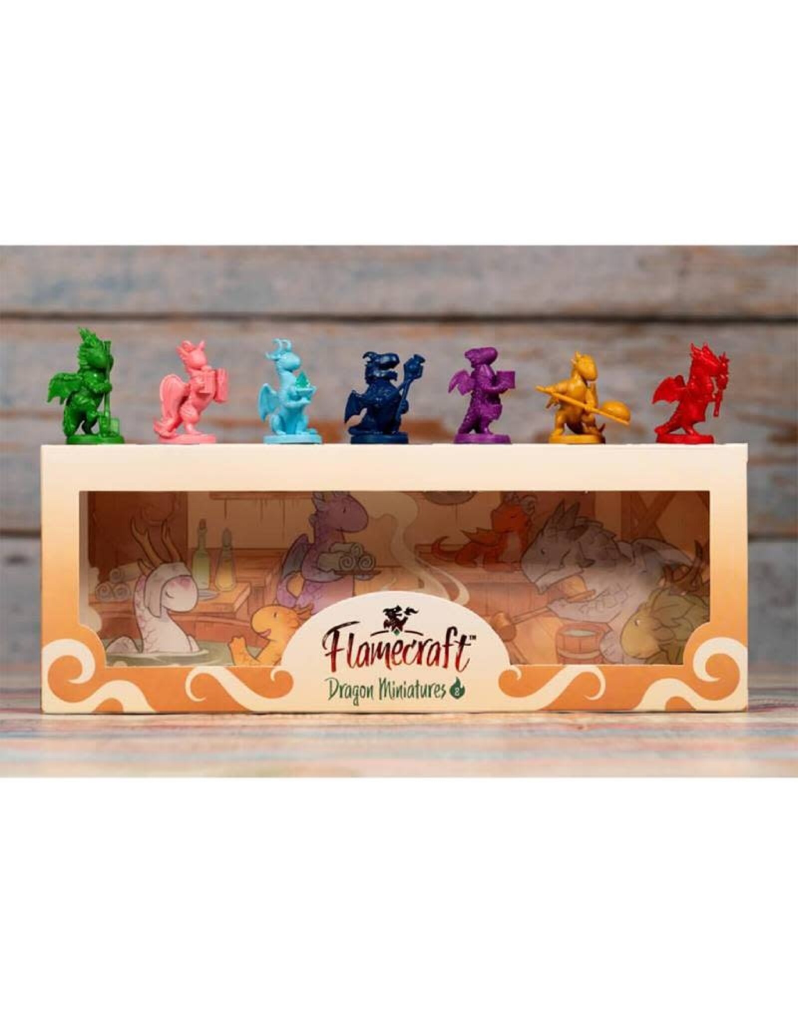 Lucky Duck Games Flamecraft Dragon Minitures Series 2