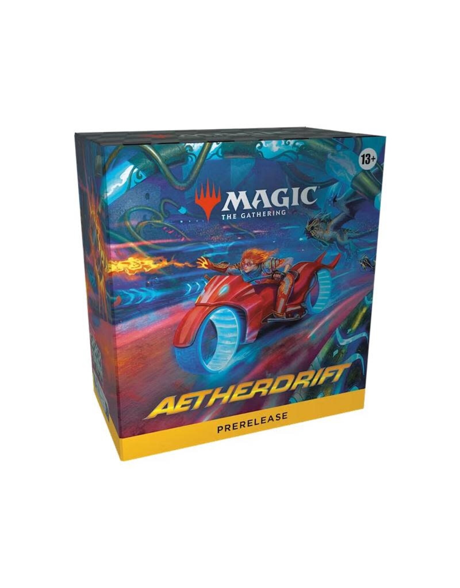 Wizards of the Coast MTG Aetherdrift Prerelease Kit w/ 2 Prize Boosters