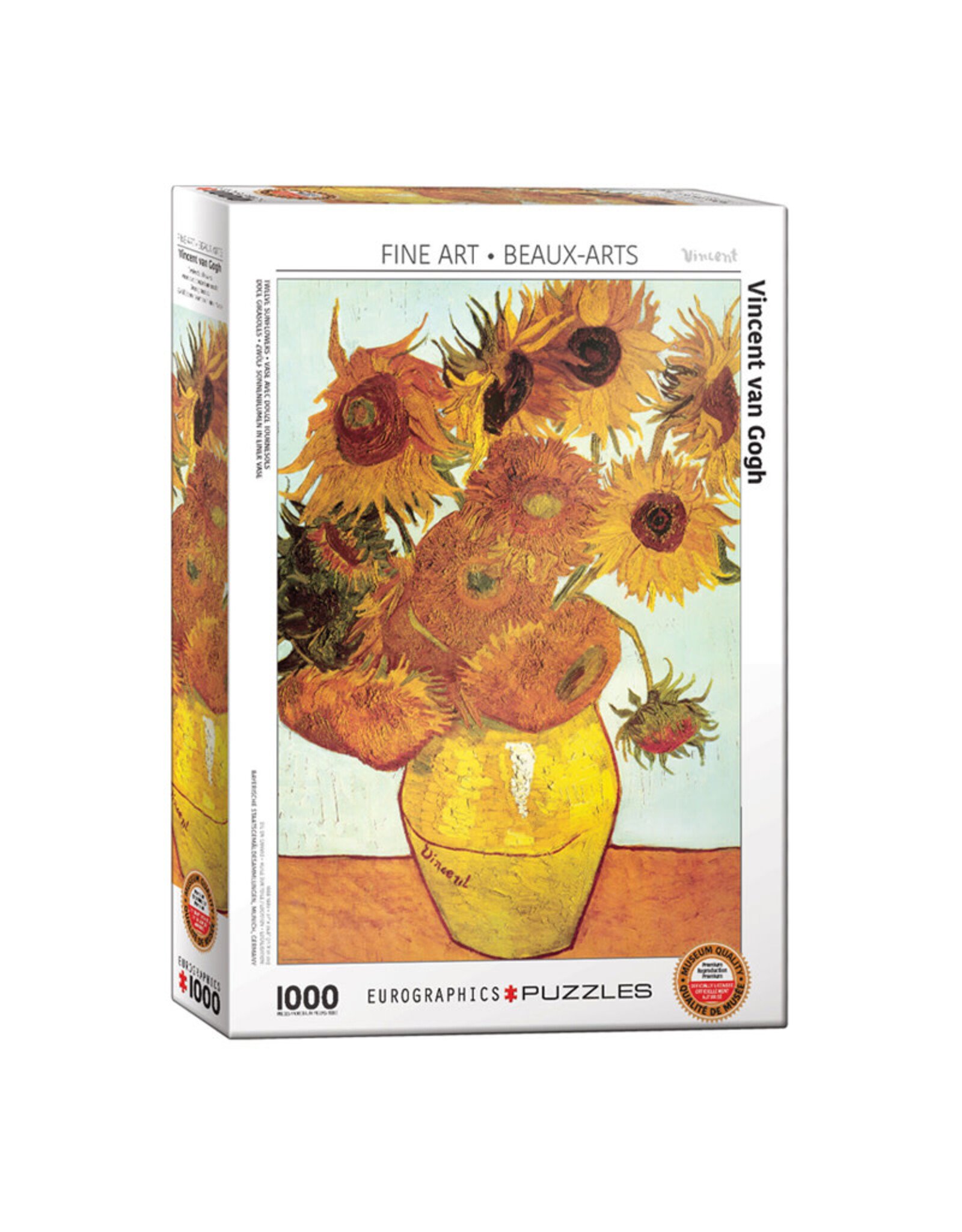 Eurographics Twelve Sunflowers Puzzle - van Gogh (1000 PCS)