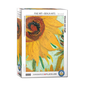 Eurographics Twelve Sunflowers  (Detail) Puzzle (1000 PCS)