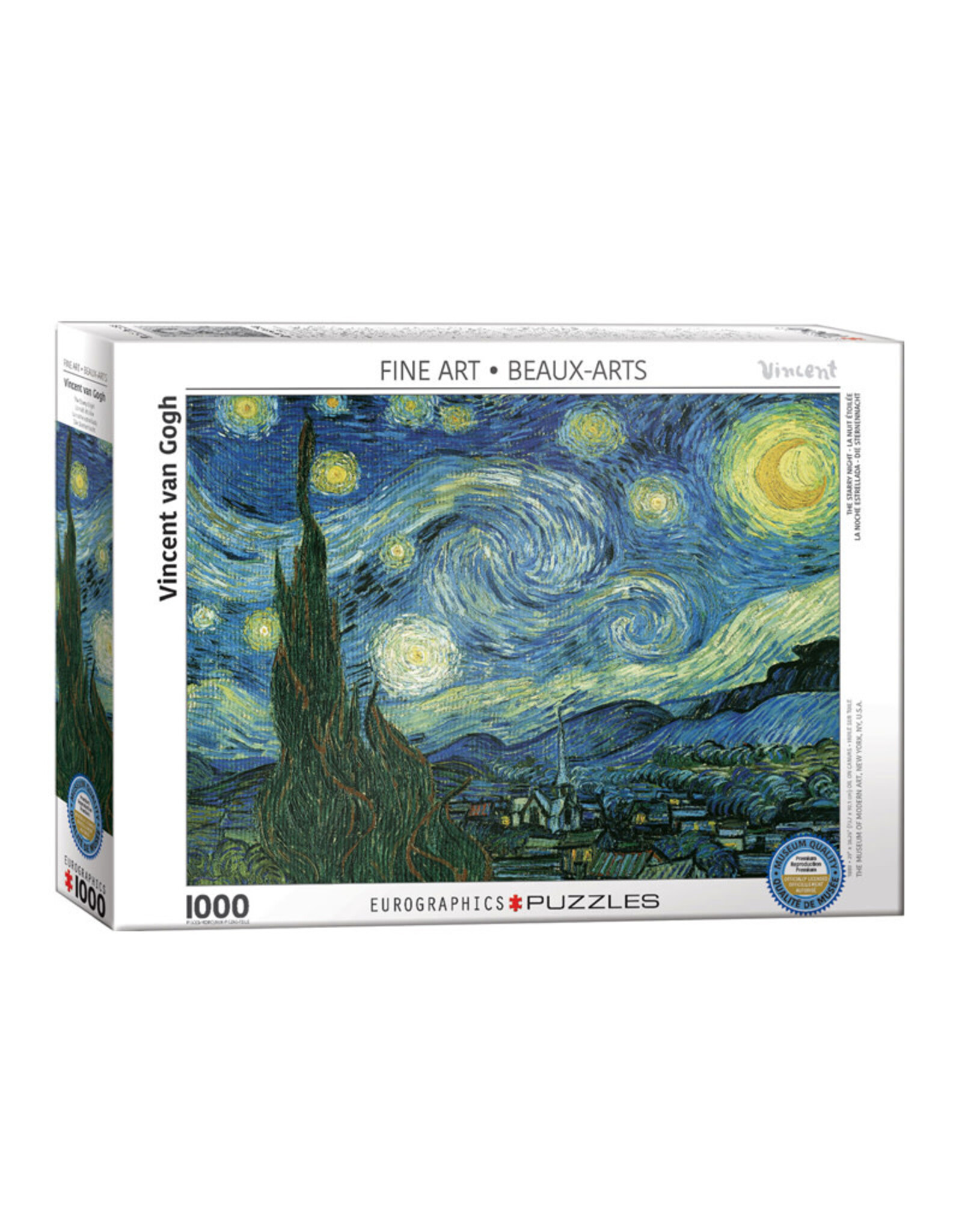 Eurographics The Starry Night Puzzle - van Gogh (1000 PCS)