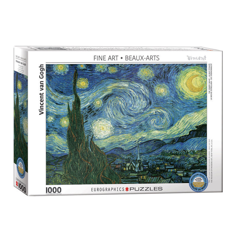 Eurographics Starry Night Puzzle - van Gogh (1000 PCS)