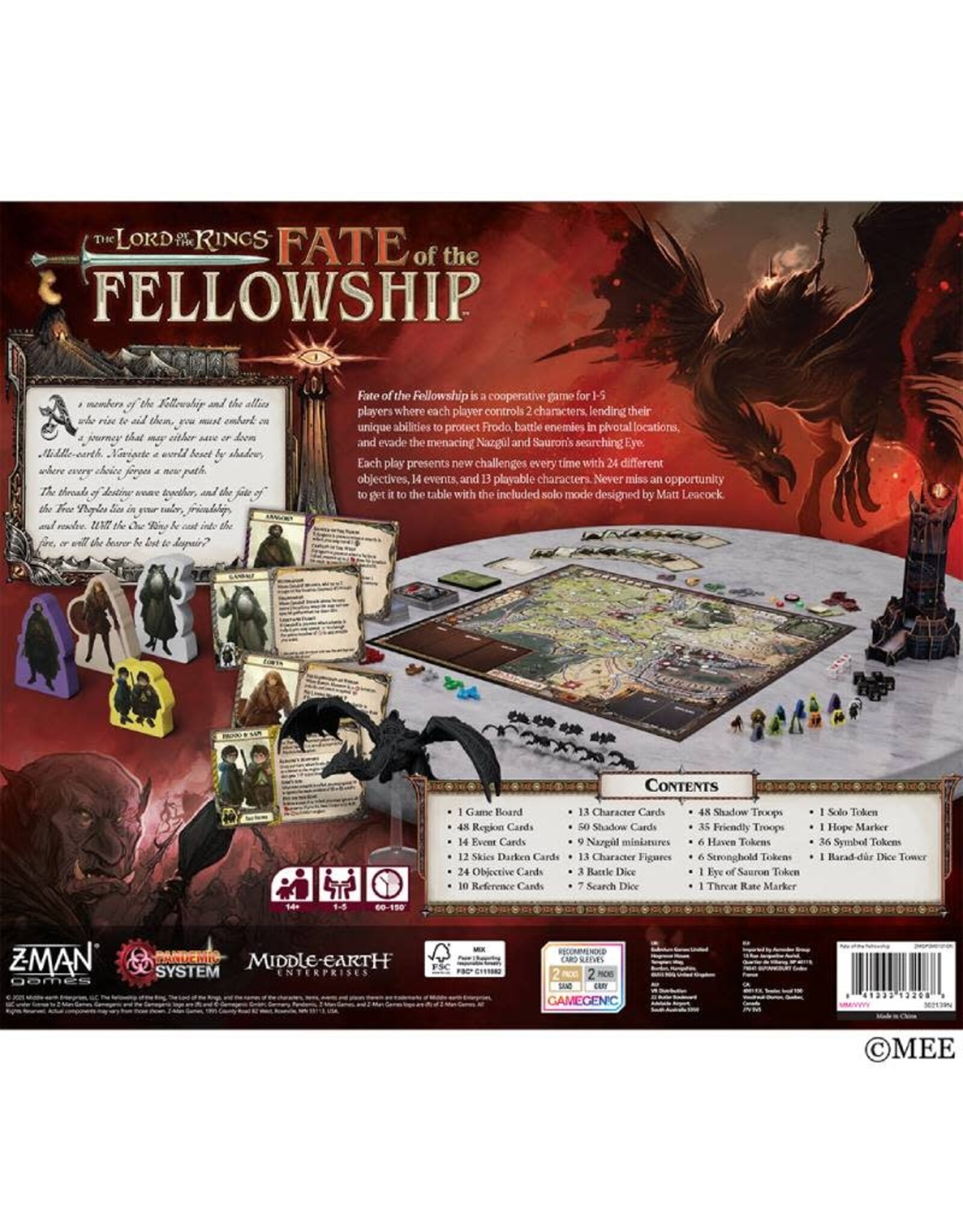 Lord of the Rings Fate of the Fellowship