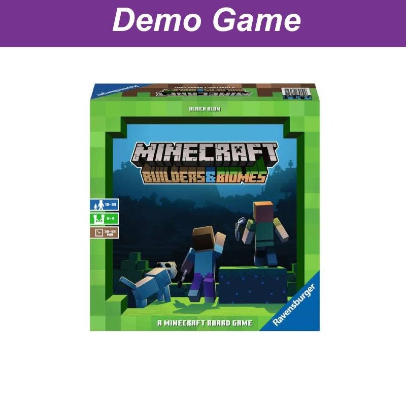 Ravensburger (DEMO) Minecraft: Builders and Biomes. Free to Play In Store!