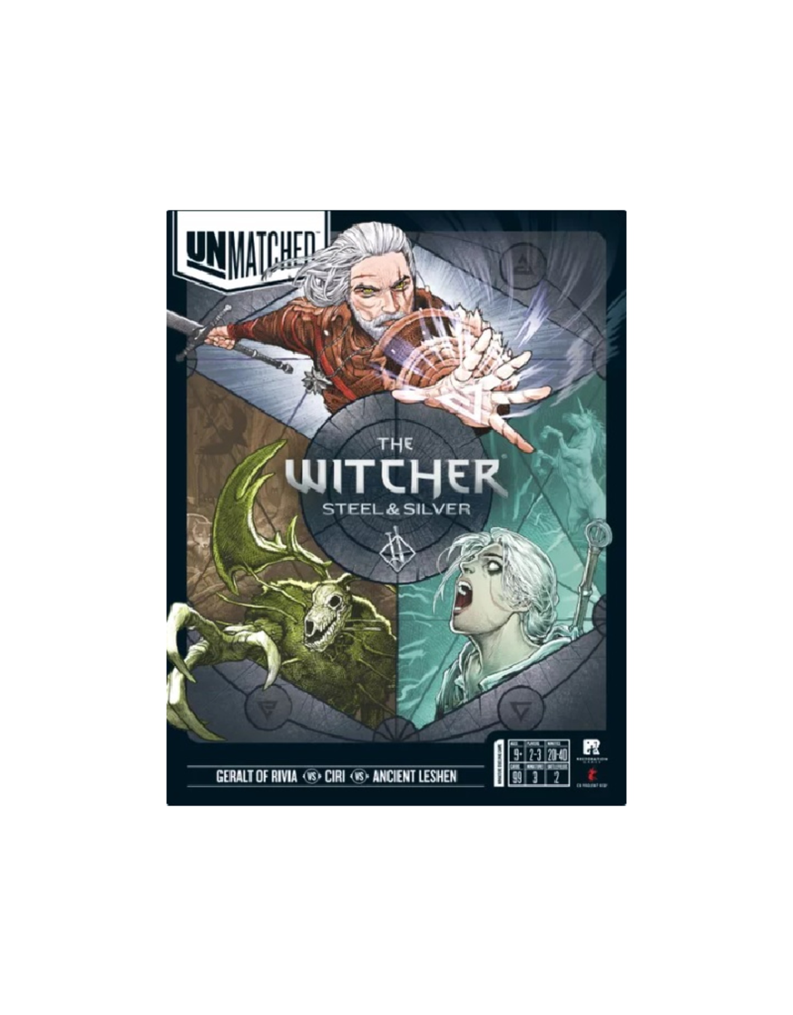 Restoration Games Unmatched: Witcher - Steel & Silver