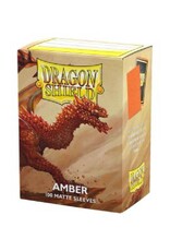 Arcane Tinmen Sleeves: Dragon Shield Matte (100) Amber