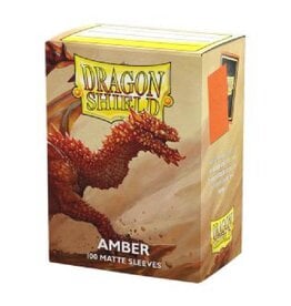 Arcane Tinmen Sleeves: Dragon Shield Matte (100) Amber