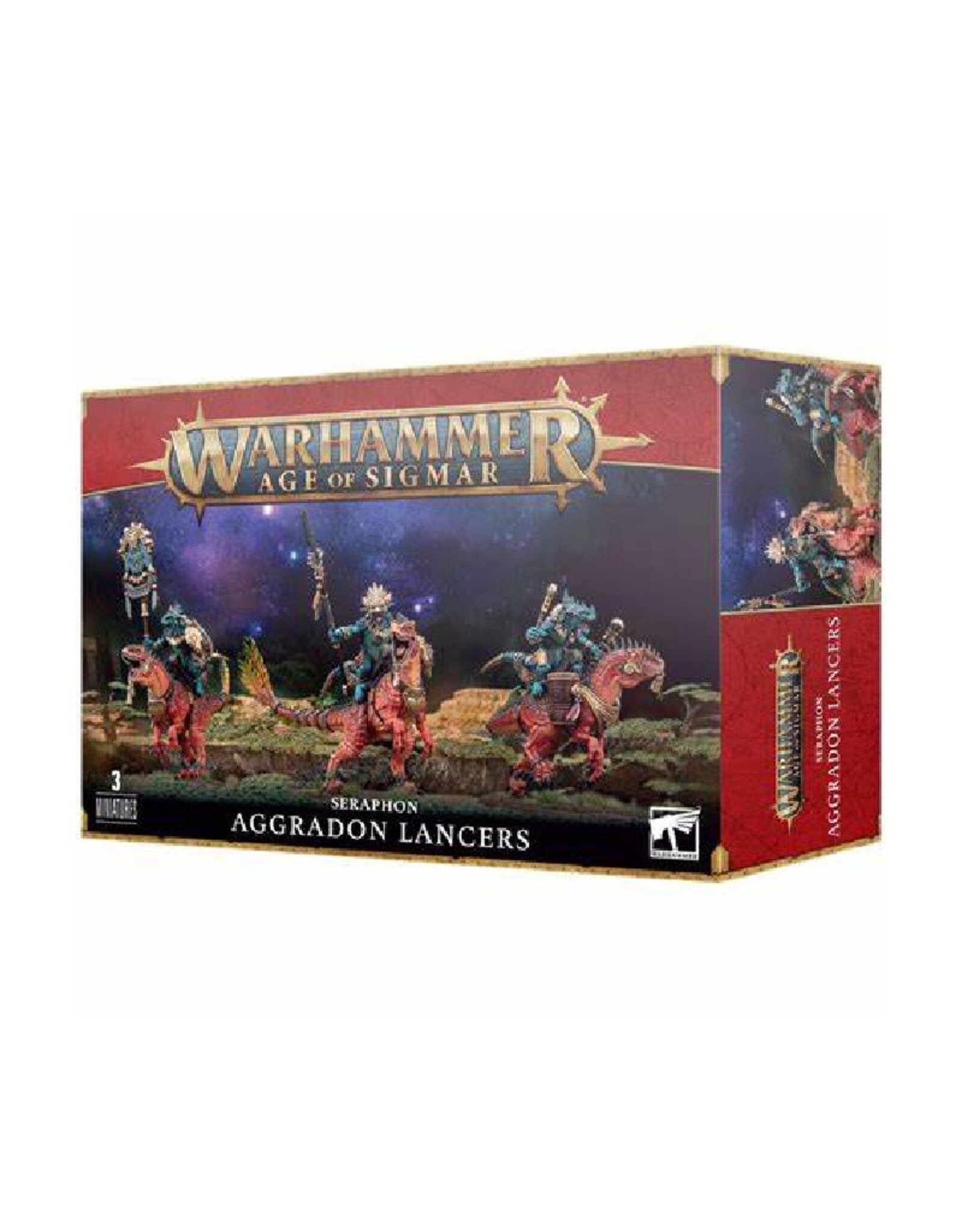 Games Workshop Warhammer Age of Sigmar Seraphon Aggradon Lancers