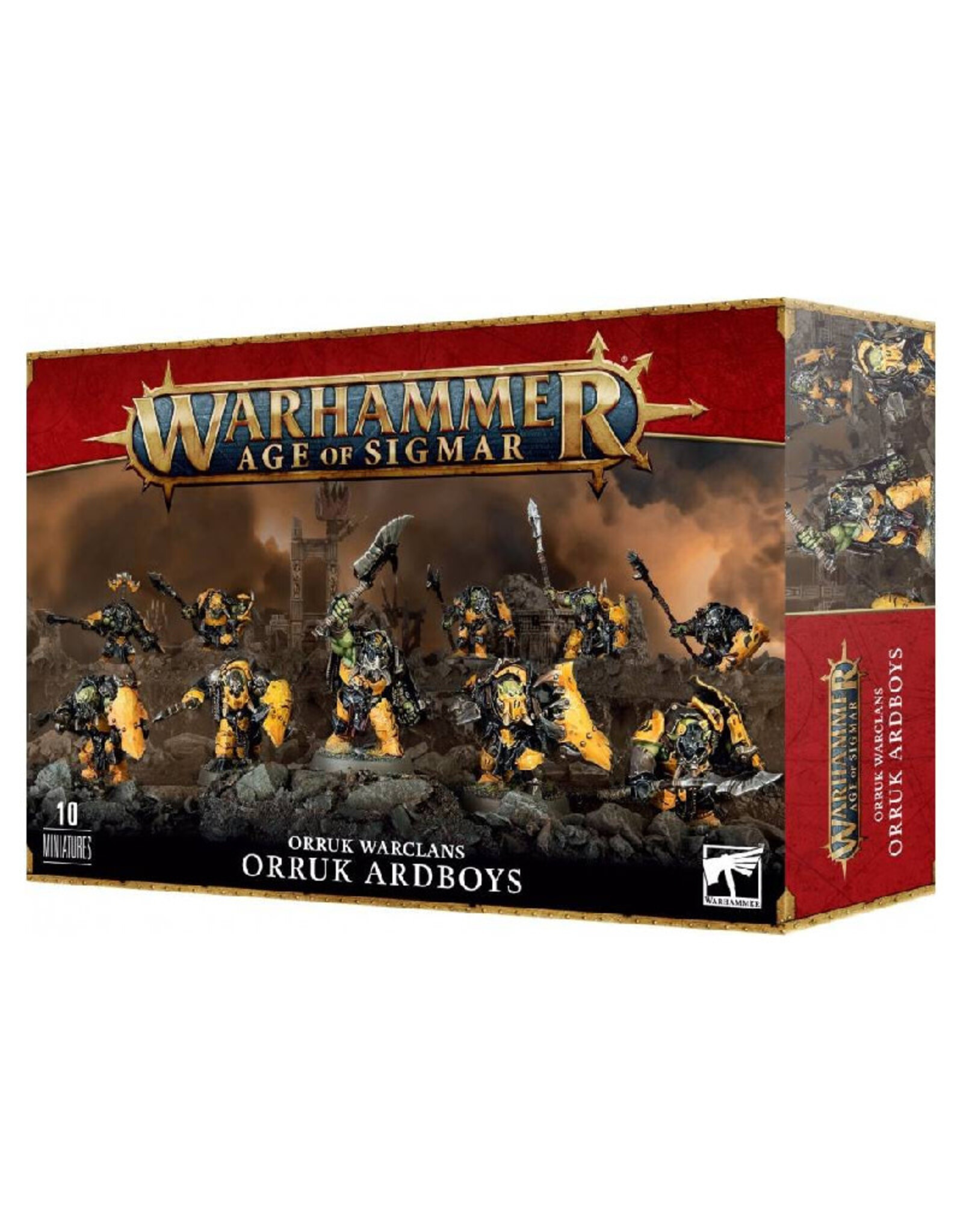 Games Workshop Warhammer Age of Sigmar Orruk Warclans Orruk Ardboyz