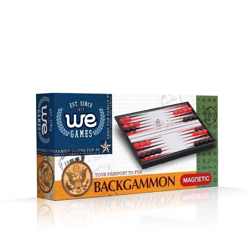 Backgammon Set: Magnetic 8 Inch Travel Set
