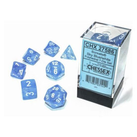 Chessex Chessex RPG Dice (7) Borealis Sky Blue